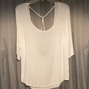 Charlotte Russe Open Back Tee